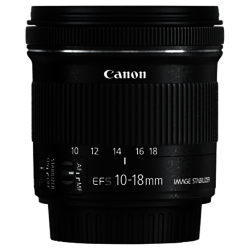 Canon EF-S 10-18mm f/4.5-5.6 IS STM Wide Angle Lens